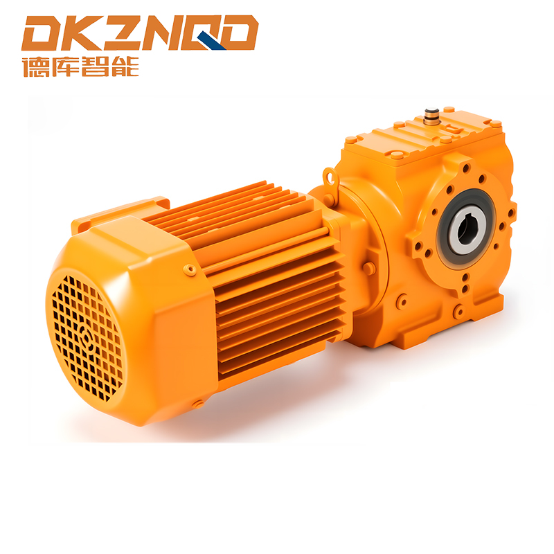 Motore con riduttore a vite senza fine integrato compatto serie K con coppia elevata